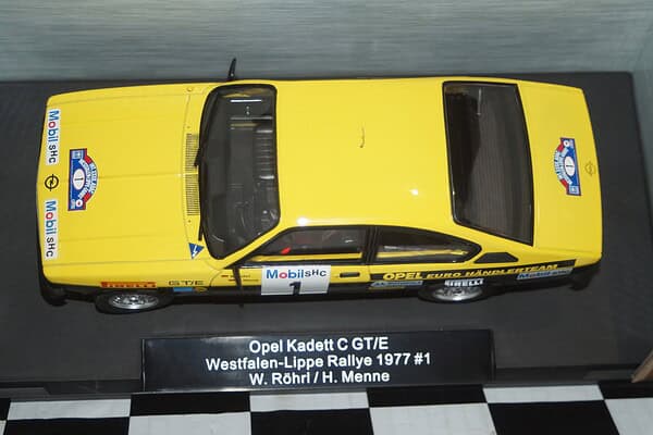 Model car group opel kadett c gt/e westfalen rallye 1976 ref mcg18651r 1:18th