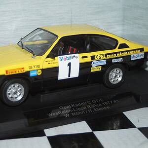 Model car group opel kadett c gt/e westfalen rallye 1976 ref mcg18651r 1:18th