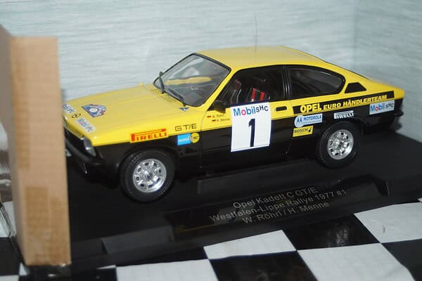 Model car group opel kadett c gt/e westfalen rallye 1976 ref mcg18651r 1:18th