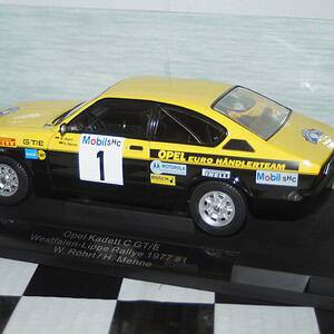 Model car group opel kadett c gt/e westfalen rallye 1976 ref mcg18651r 1:18th