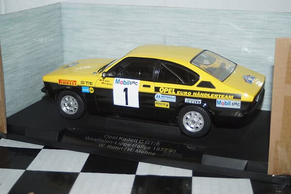 Model car group opel kadett c gt/e westfalen rallye 1976 ref mcg18651r 1:18th
