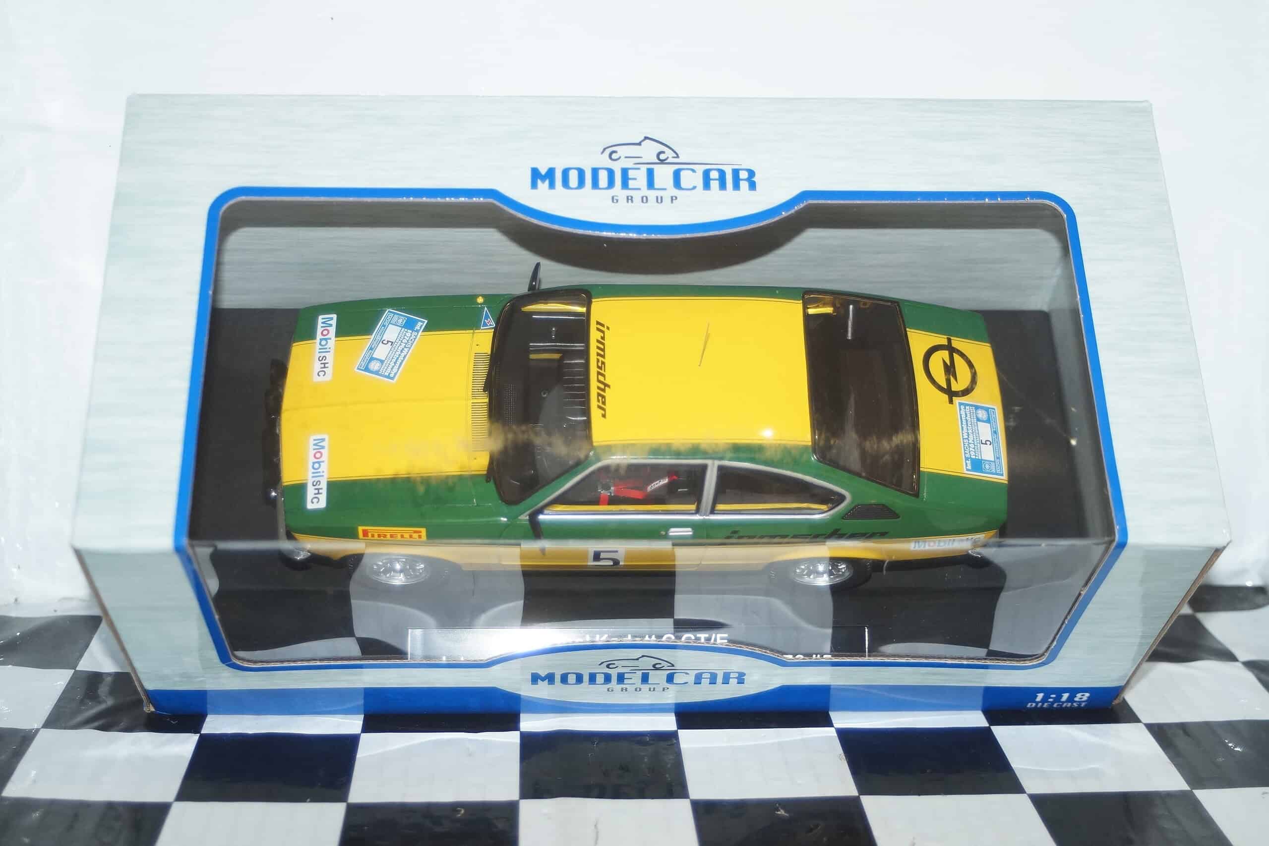 Model car group opel kadett c gt/e sachs rally 1976 ref mcg18650r 1:18th