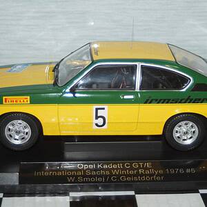 Model car group opel kadett c gt/e sachs rally 1976 ref mcg18650r 1:18th