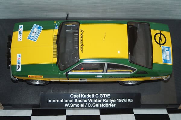 Model car group opel kadett c gt/e sachs rally 1976 ref mcg18650r 1:18th
