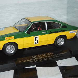 Model car group opel kadett c gt/e sachs rally 1976 ref mcg18650r 1:18th