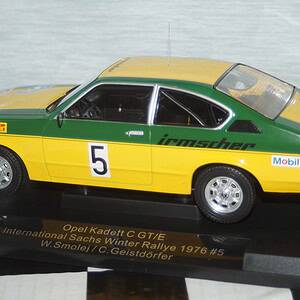 Model car group opel kadett c gt/e sachs rally 1976 ref mcg18650r 1:18th