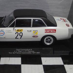 Model car group opel commodore a white t-d-c 1971 ref mcg18562r 1:18th