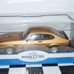 Model car group ford capri s mk3 lhd gold mcg18399 1:18