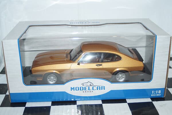 Model car group ford capri s mk3 lhd gold mcg18399 1:18