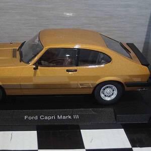 Model car group ford capri s mk3 lhd gold mcg18399 1:18