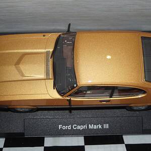 Model car group ford capri s mk3 lhd gold mcg18399 1:18
