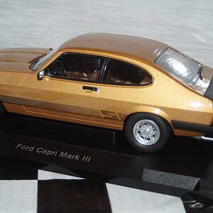 Model car group ford capri s mk3 lhd gold mcg18399 1:18