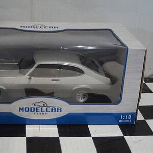 Model car group ford capri s mk3 lhd silver mcg18398 1:18