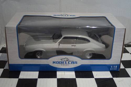 Model car group ford capri s mk3 lhd silver mcg18398 1:18