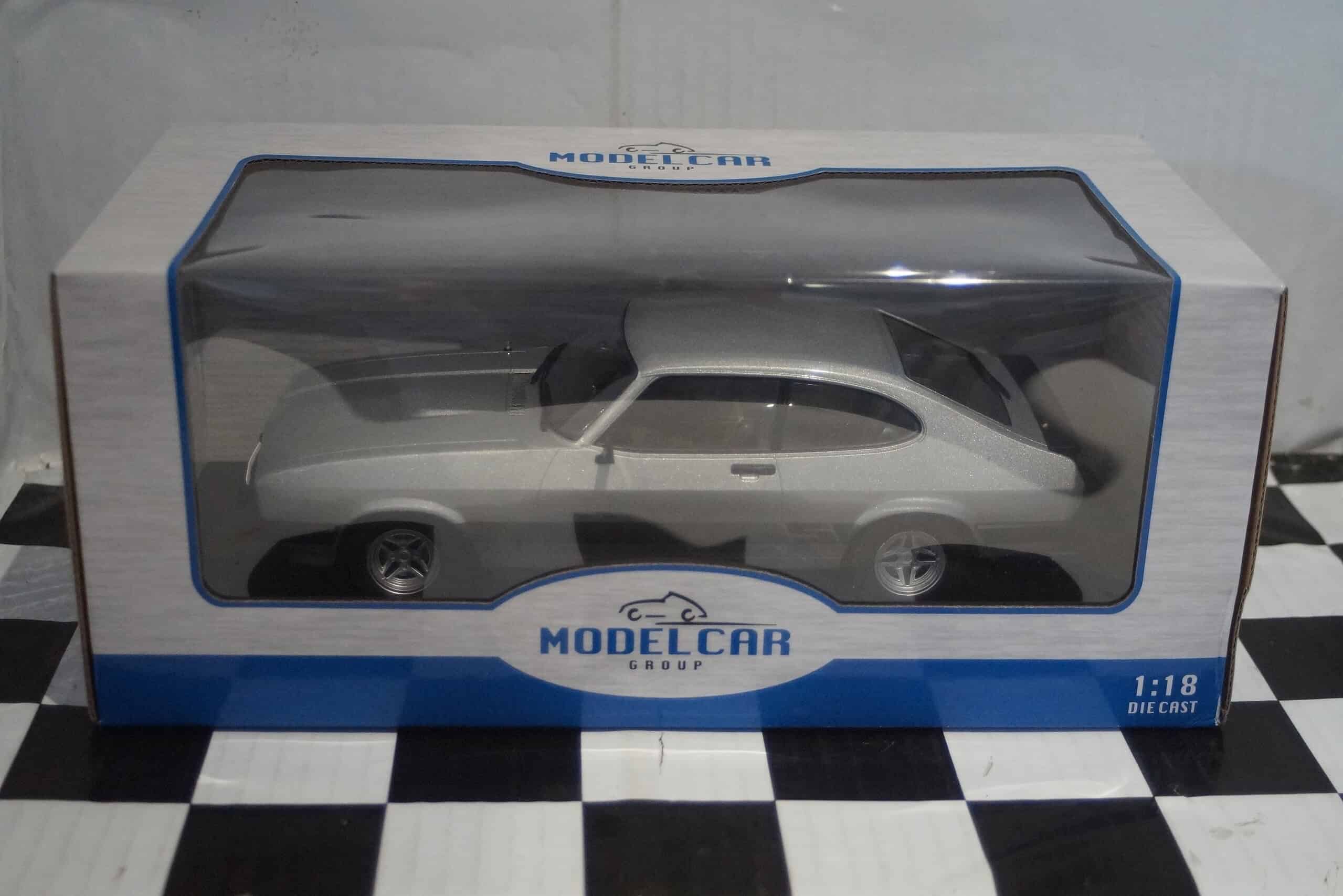 Model car group ford capri s mk3 lhd silver mcg18398 1:18