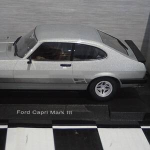Model car group ford capri s mk3 lhd silver mcg18398 1:18