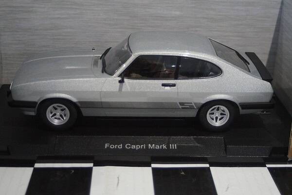 Model car group ford capri s mk3 lhd silver mcg18398 1:18