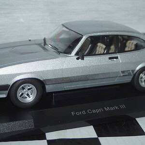 Model car group ford capri s mk3 lhd silver mcg18398 1:18