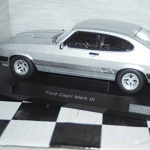 Model car group ford capri s mk3 lhd silver mcg18398 1:18