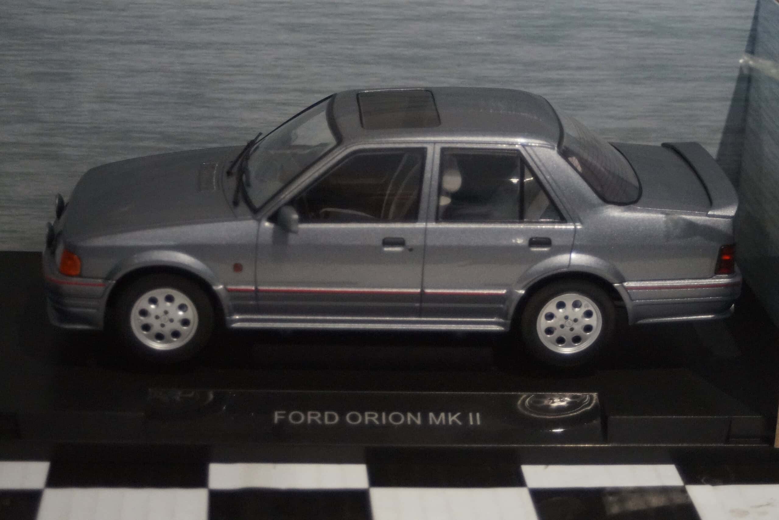 Model car group ford orion mk2 metallic grey 1/18th mcg18489