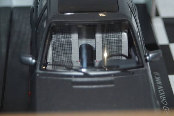Model car group ford orion mk2 metallic grey 1/18th mcg18489