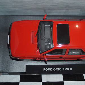 Model car group ford orion mk2 1600 e red 1/18th mcg18488