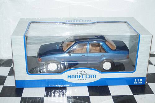 Model car group ford orion mk2 1600i metallic blue 1/18th mcg18488 (copy)