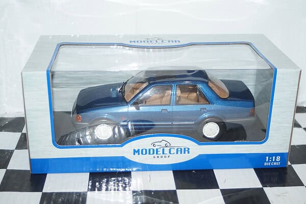 Model car group ford orion mk2 1600i metallic blue 1/18th mcg18488 (copy)
