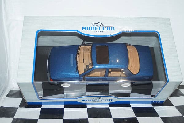 Model car group ford orion mk2 1600i metallic blue 1/18th mcg18488 (copy)