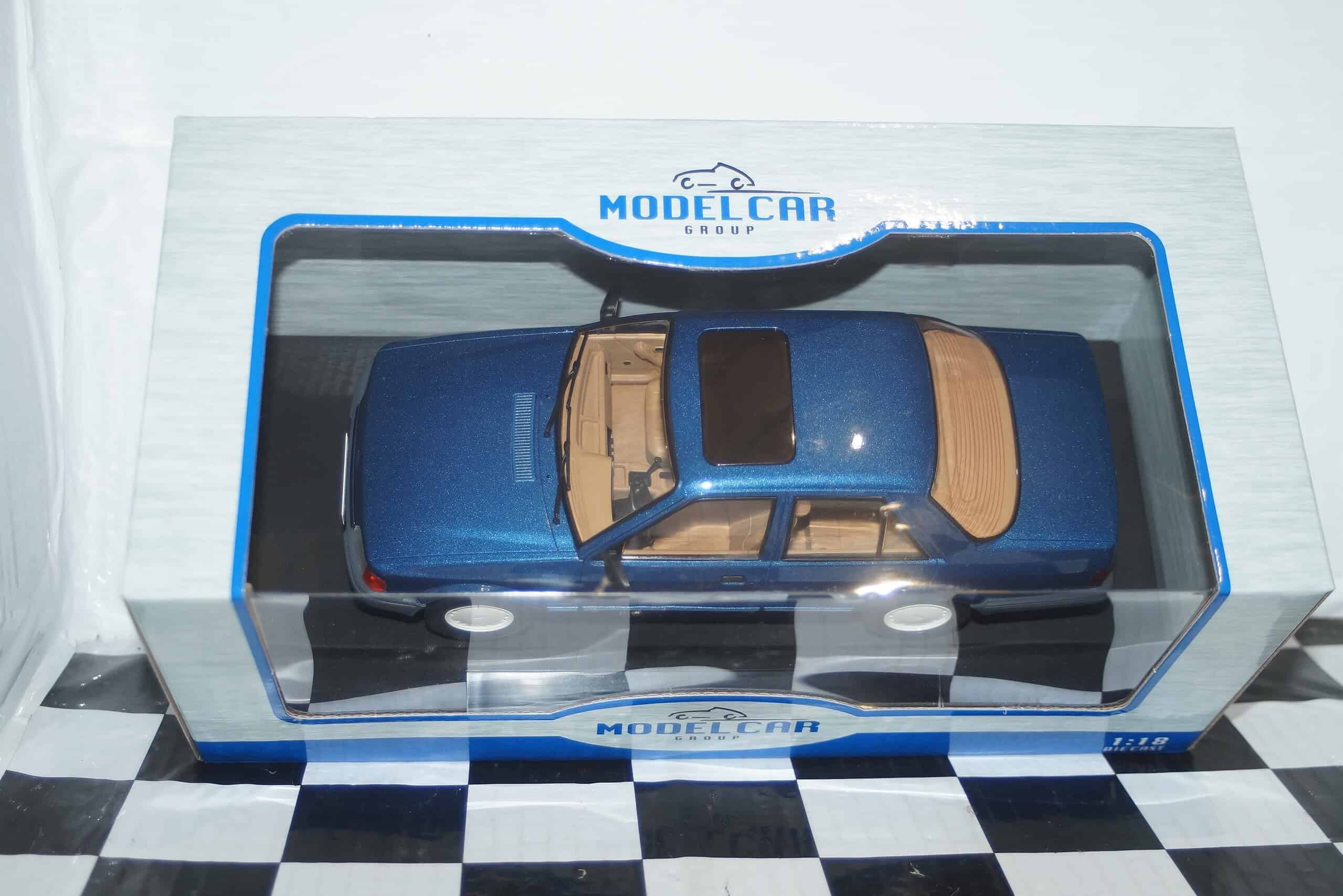 Model car group ford orion mk2 1600i metallic blue 1/18th mcg18488 (copy)