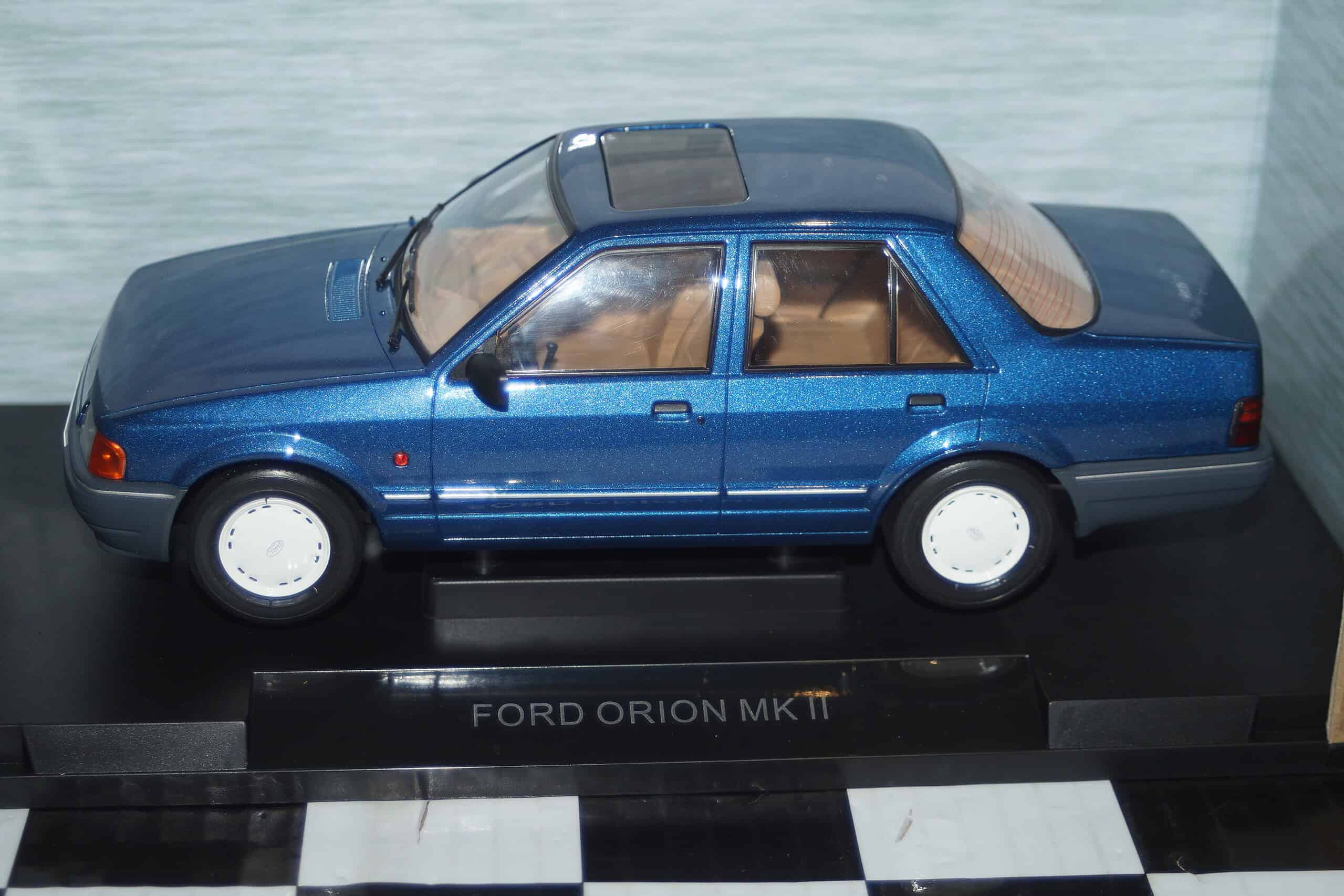 Model car group ford orion mk2 1600i metallic blue 1/18th mcg18488 (copy)