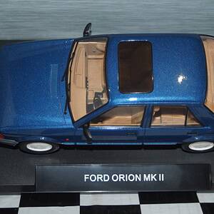 Model car group ford orion mk2 1600i metallic blue 1/18th mcg18490