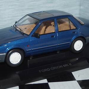 Model car group ford orion mk2 1600i metallic blue 1/18th mcg18490
