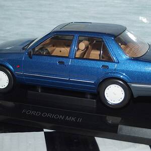 Model car group ford orion mk2 1600i metallic blue 1/18th mcg18490
