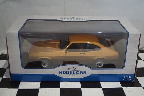 Model car group ford capri s mk3 lhd gold mcg18399 1:18 (copy)