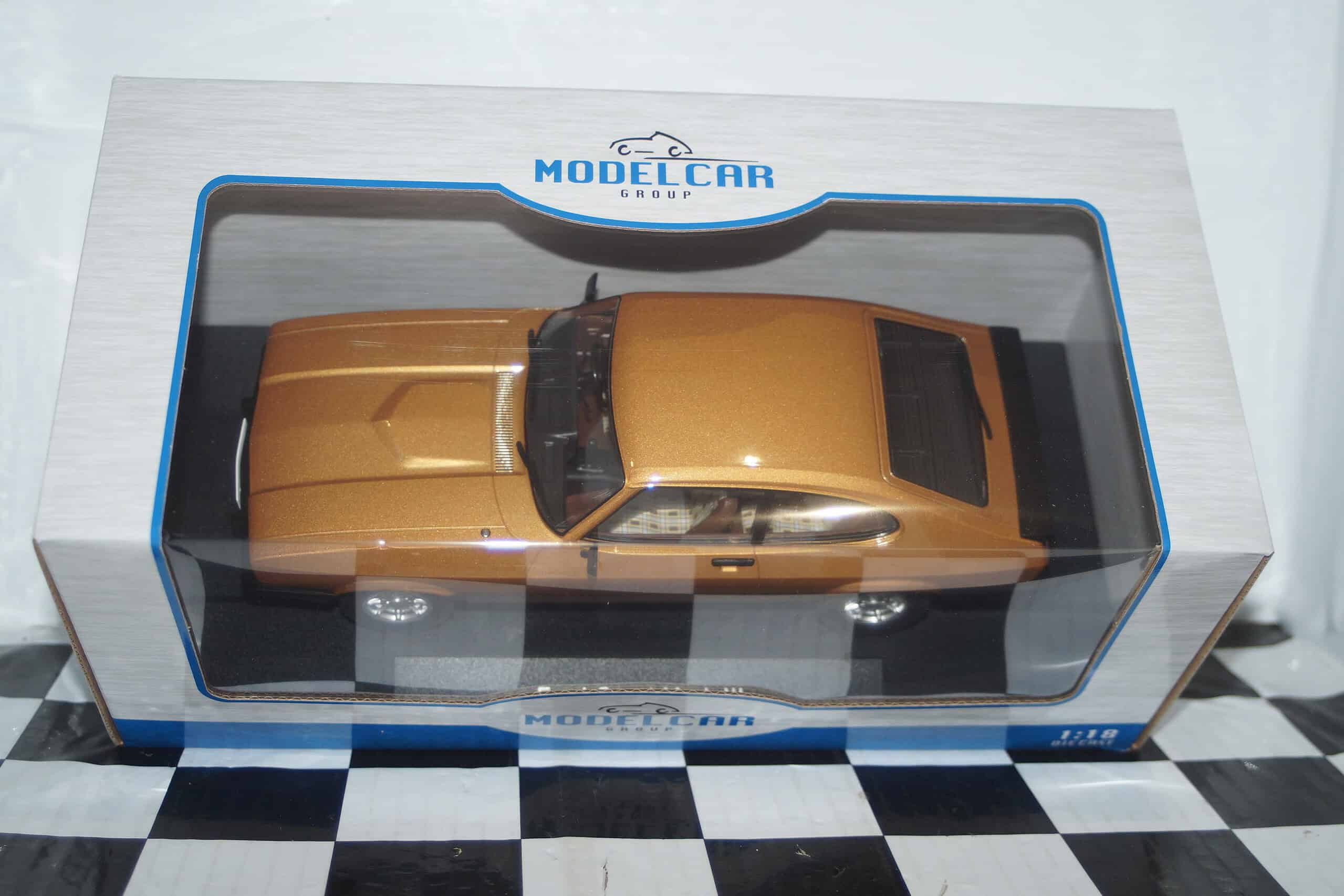 Model car group ford capri s mk3 lhd gold mcg18399 1:18 (copy)