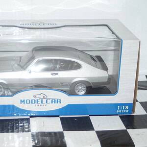 Model car group ford capri s mk3 rhd silver mcg18797 1:18