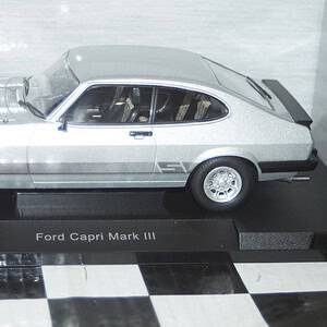 Model car group ford capri s mk3 rhd silver mcg18797 1:18