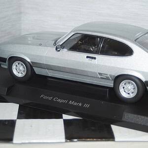 Model car group ford capri s mk3 rhd silver mcg18797 1:18