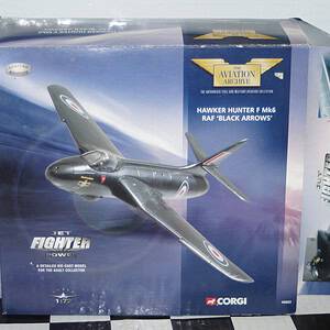 Corgi hawker hunter f mk6 raf 'black arrows' - 49802 in 1:72