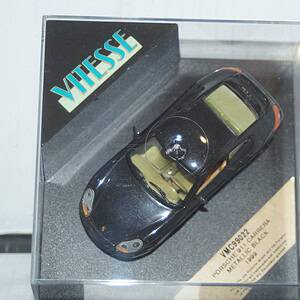 Vitesse porsche 911 carrera in metallic black 1:43 diecast ref vmc99022