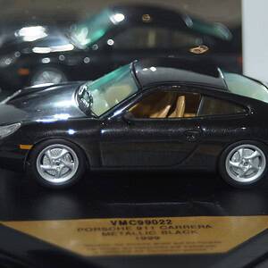 Vitesse porsche 911 carrera in metallic black 1:43 diecast ref vmc99022