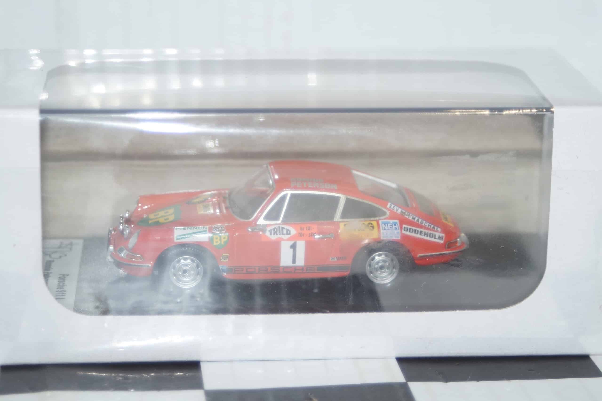 Trofeu porsche 911 l swedish rally 1970 #1 r.peterson dsn1:43-108 1/43