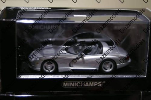 Minichamps dodge viper cabrio silver 1/43rd scale 400144034