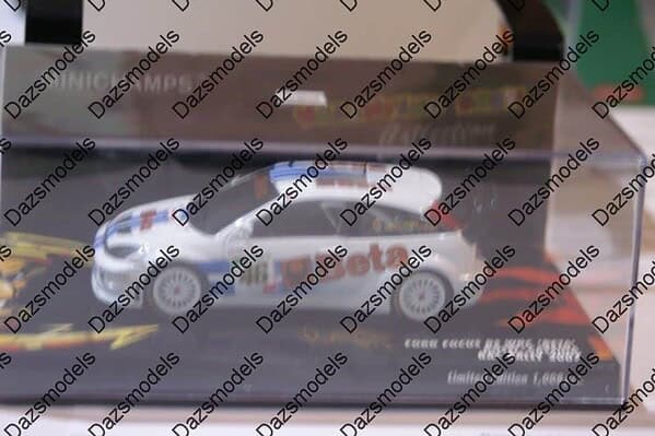 Minichamps ford focus rs wrc rossi monza rally 1:43 diecast car