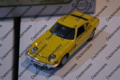 Gama opel gt yellow in 1:43 scale 1129