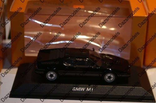 Maxichamps bmw m1 1979 black in 1:43 scale 025021