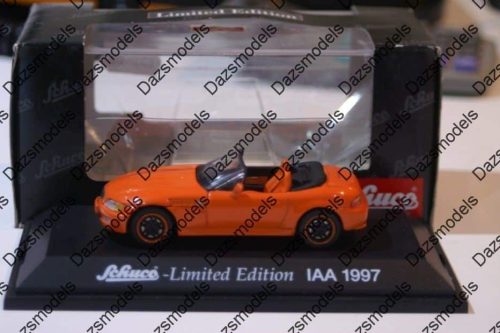 Schuco bmw z3 77165 orange iaa 1997 1:43 scale diecast