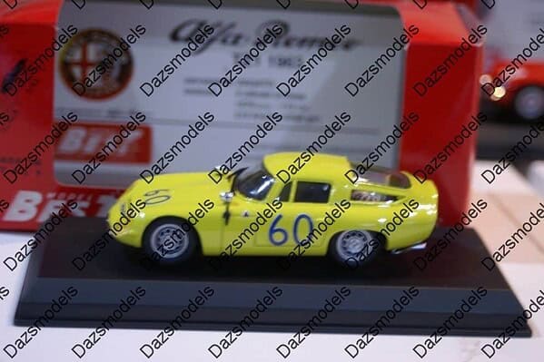 Best alfa romeo tz1 targa florio 1965 9061 1:43 scale
