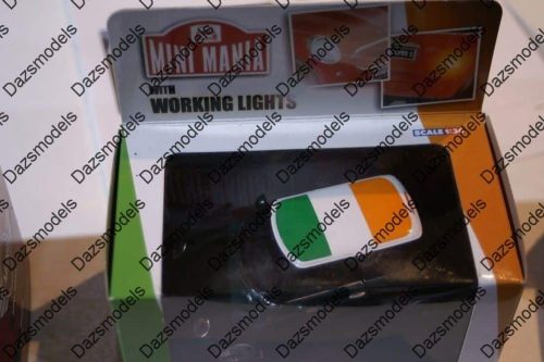 Corgi bmw mini cooper s cc86525 irish tricolour flag  1:36 scale